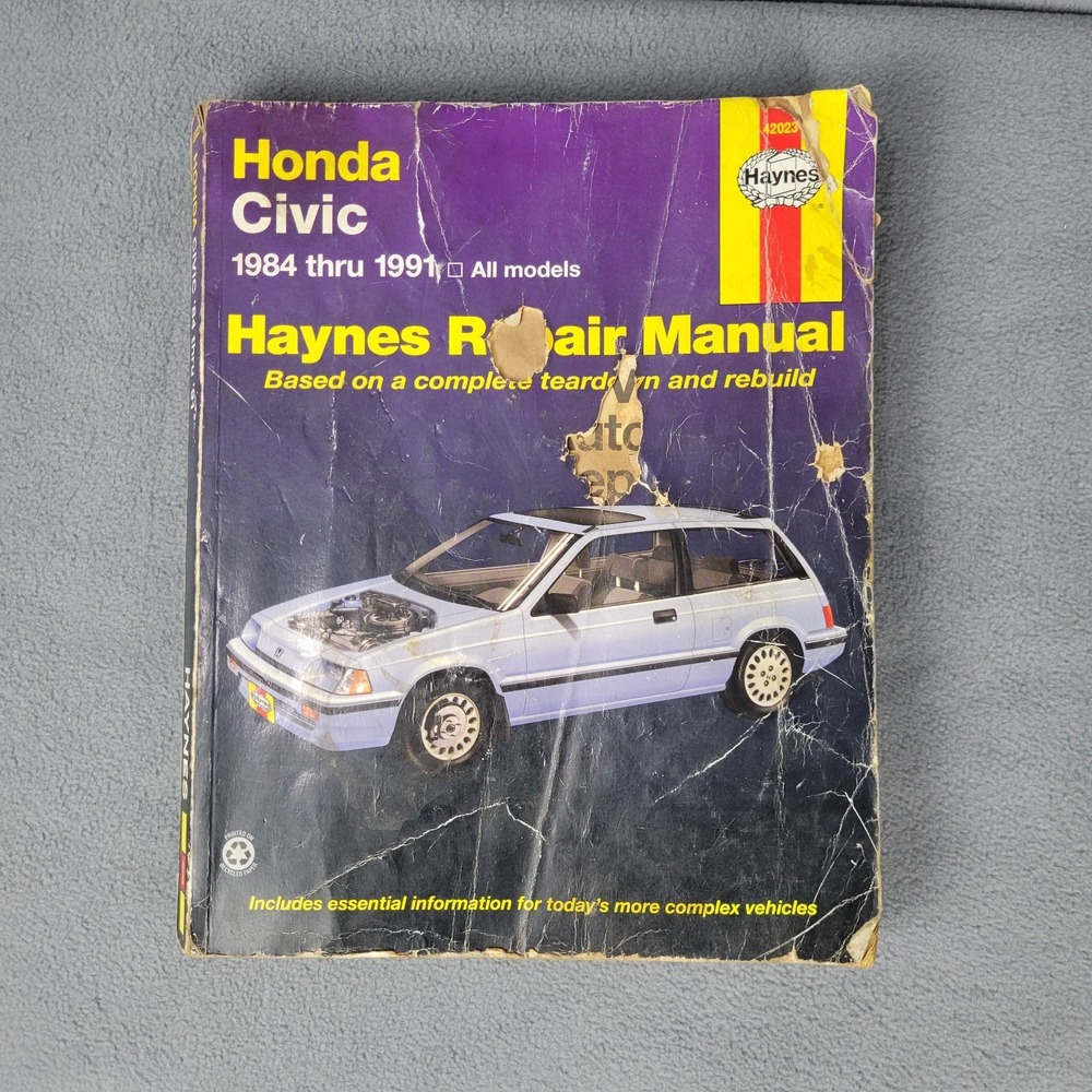 Honda Civic 1984 thru 1991 All Models Haynes #42023 Automotive Repair Manual‎
